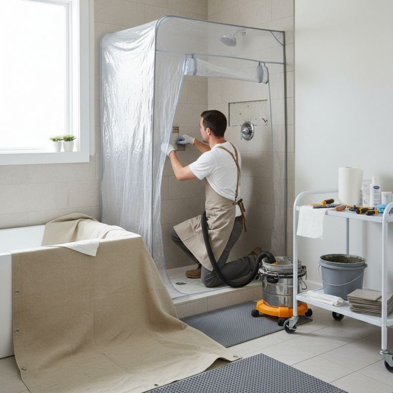 Shower Floor Renovation
