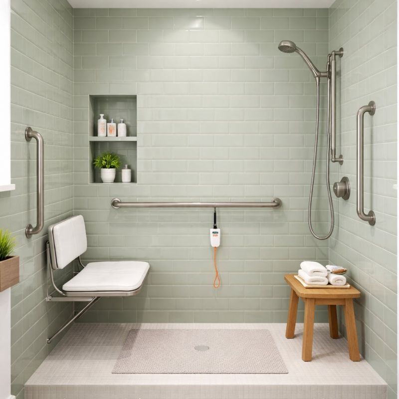 Mobility Shower Installation in South Portland, ME